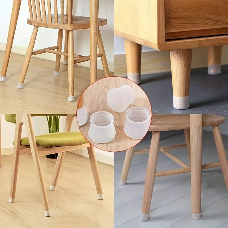 50pcs Non-Slip Chair Leg Covers - Furniture Protectors for Home Decor, Durable & Easy to Install